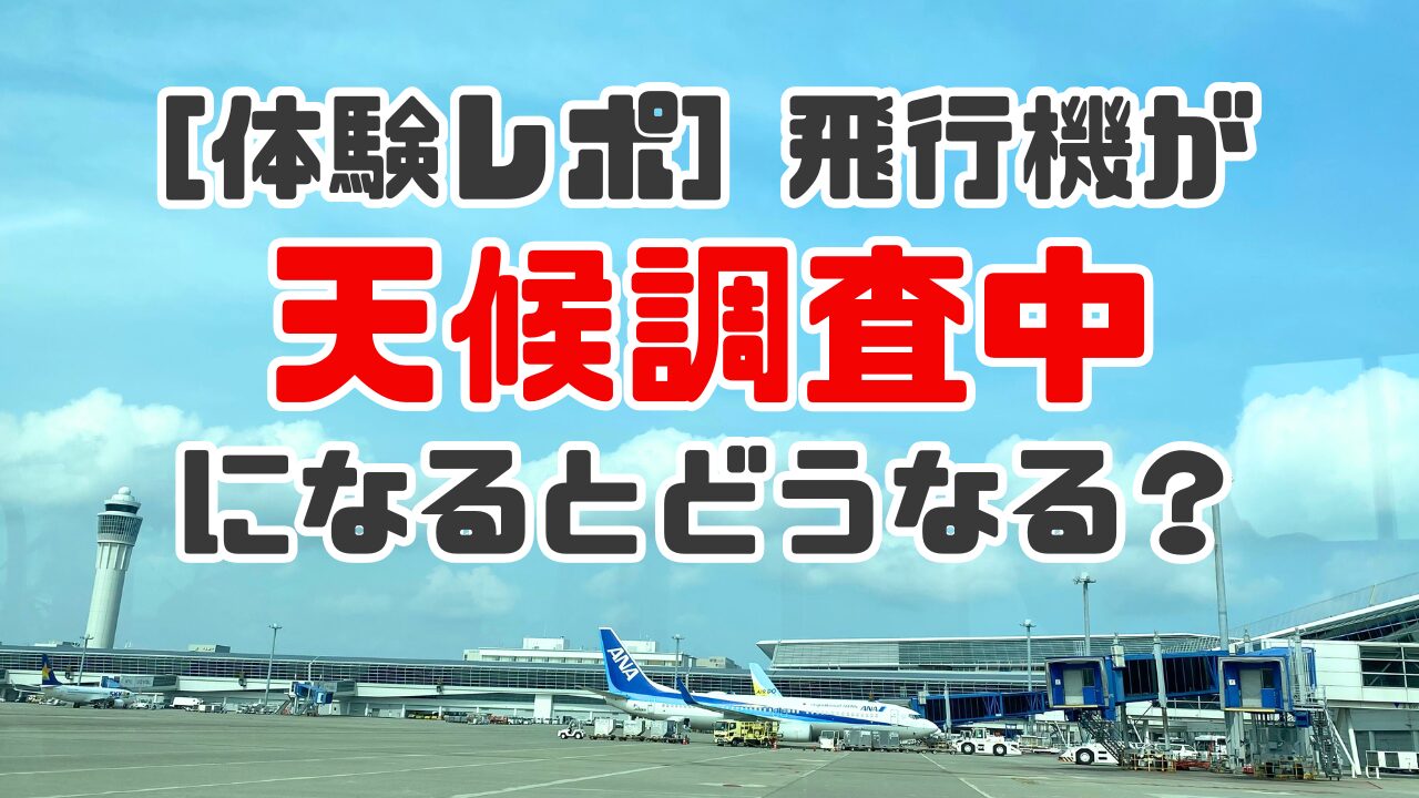ANA天候調査中の体験談