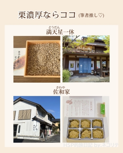 岐阜中津川の栗粉餅
