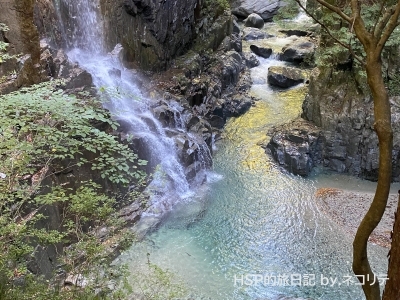 付知峡の不動滝